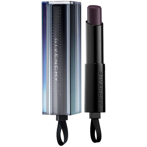 givenchy rouge interdit vinyl color enhancing lipstick 16 noir|givenchy black lipstick reviews.